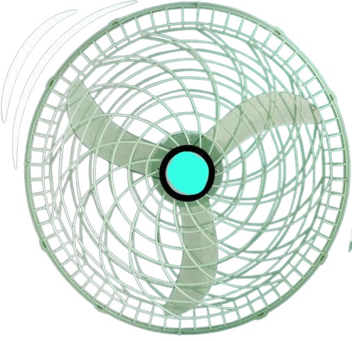 24" PLASTIC JALI FAN