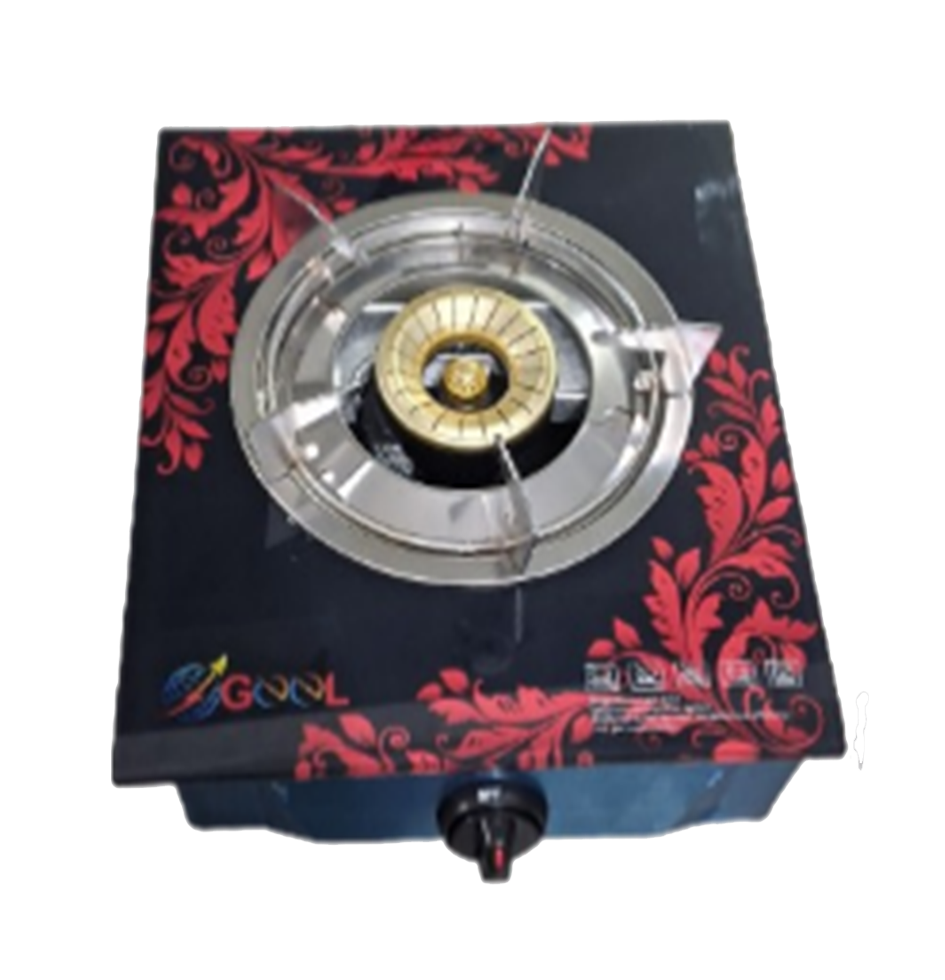 GEEL AUTO GAS STOVE SINGLE GLASS 90 MM CASTING (302)