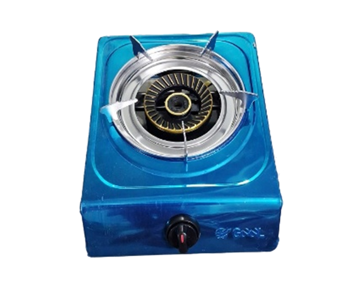 GEEL AUTO GAS STOVE SINGLE SS 120 MM BLACK COPPER HEAVY (119)