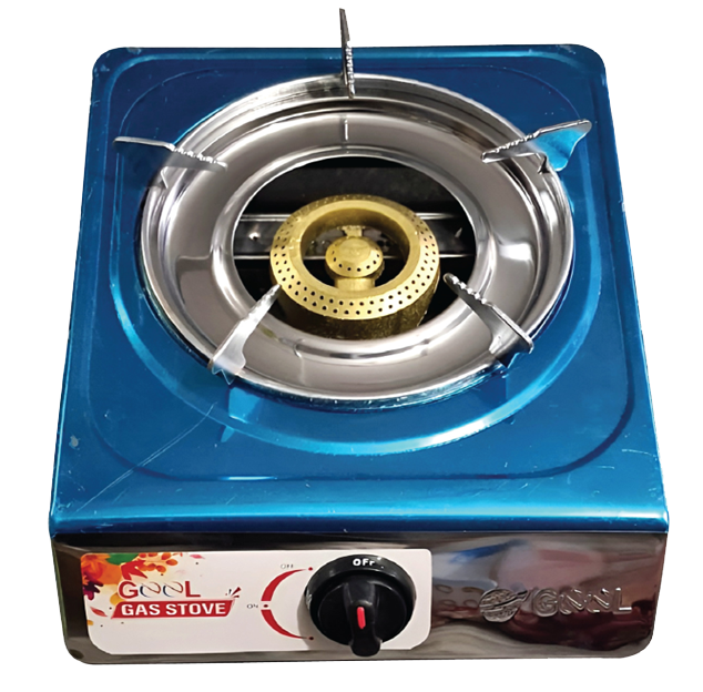 GEEL AUTO GAS STOVE SINGLE SS 90 MM HONEY COMB BURNER HEAVY (101)