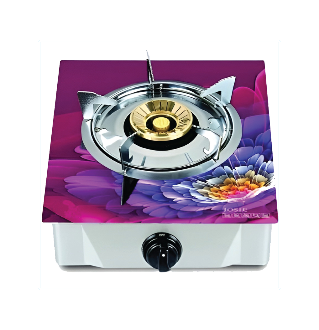 GEEL AUTO GAS STOVE SINGLE GLASS 90 MM COPPER (305)