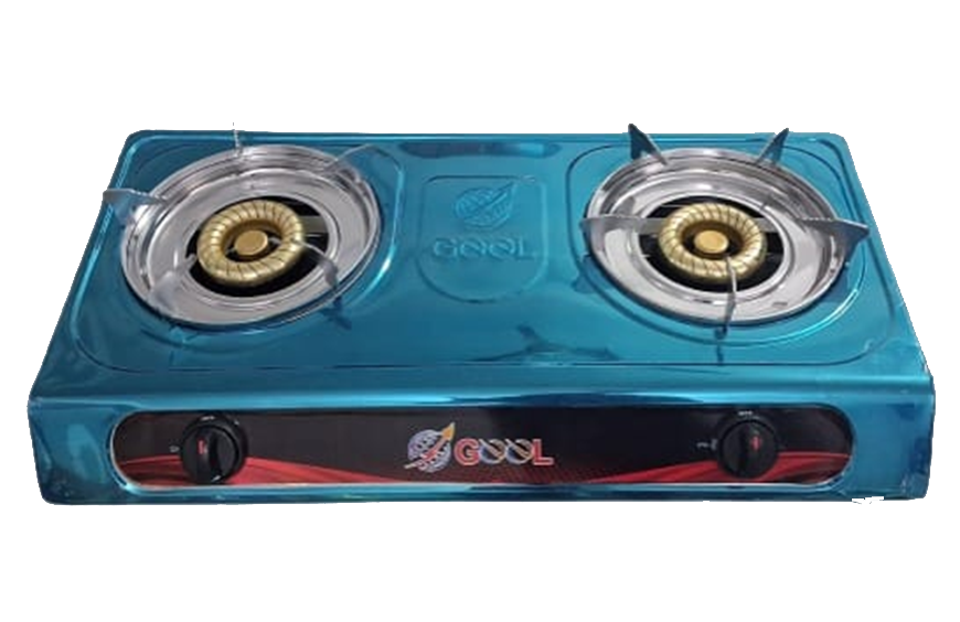 GEEL AUTO GAS STOVE DOUBLE SS 100 MM CASTING HEAVY (216)
