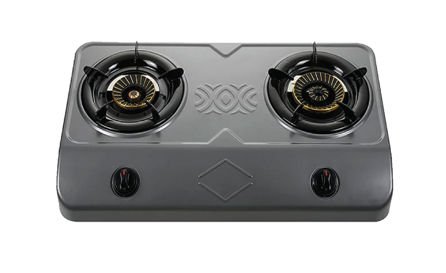 GEEL AUTO GAS STOVE DOUBLE SS 120 MM PREMIUM (218)