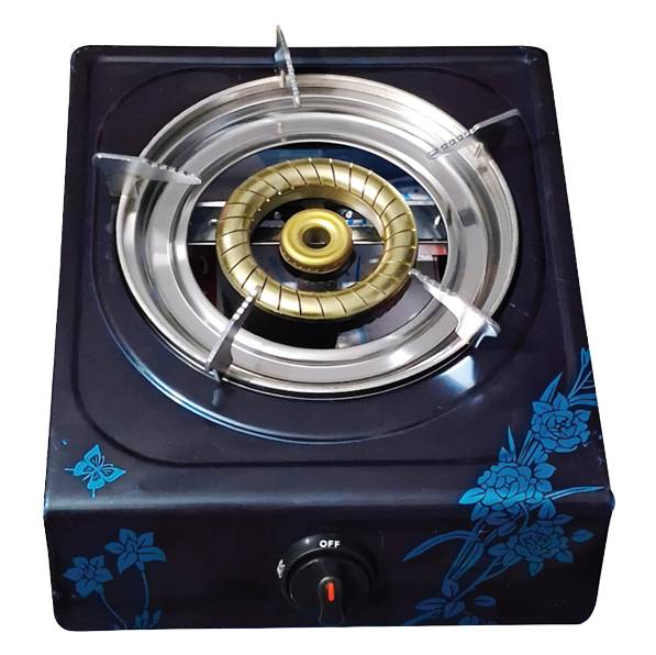 GEEL AUTO GAS STOVE SINGLE 120 MM CASTING COLOR (105)