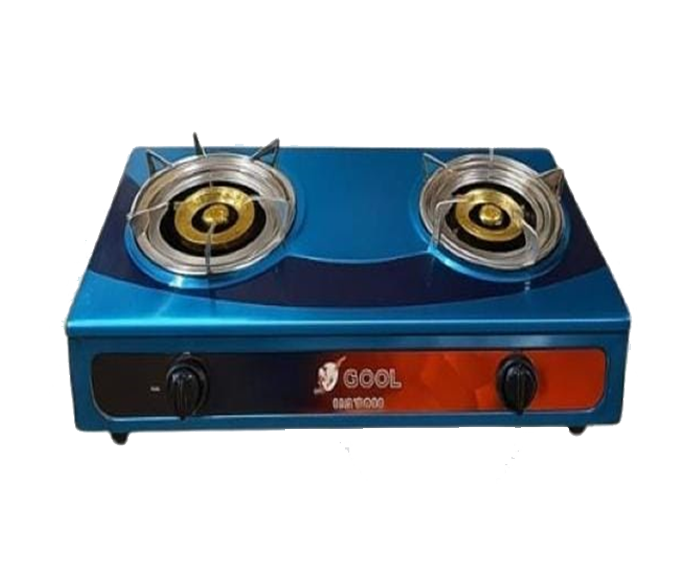 GEEL AUTO GAS STOVE DOUBLE SS 120 MM COPPER COLOR H (210)